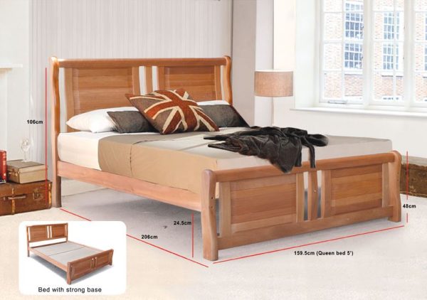 Wooden Bed WB1094A